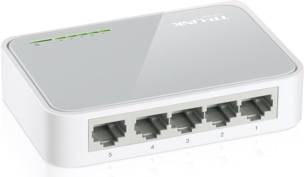 Комутатор TP-Link TL-SF1005D (некерований,  5-Port 10/100Mbps)