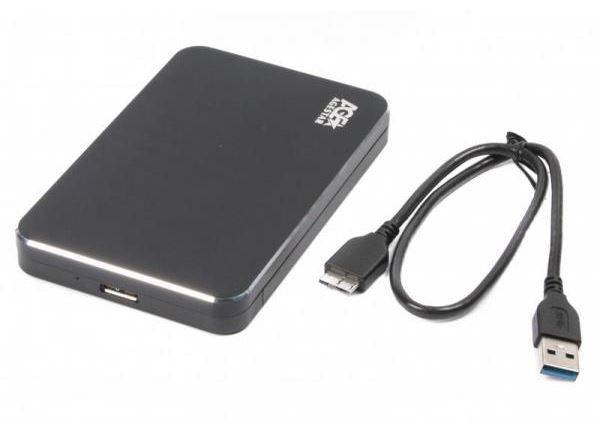 Зовнішня кишеня AgeStar 31UB2A18 (Black) 2.5" USB3.1 чорний