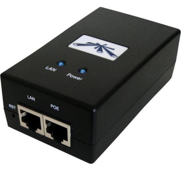 Інжектор PoE Ubiquiti Gigabit PoE 24V/1A/24W (POE-24-24W-G)