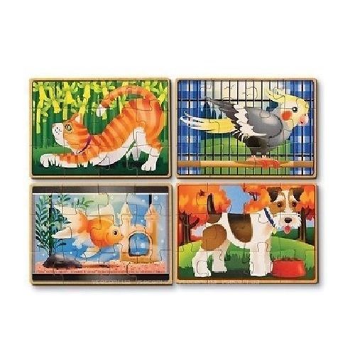 Дерев'яний пазл Melissa & Doug Домашні тварини (MD13790)