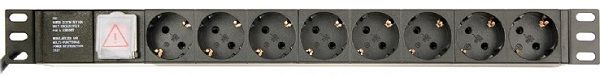 Фільтр мережевий EnerGenie EG-PDU-014 1U 220В, 8 роз.,19" 1U, 16А, 220В