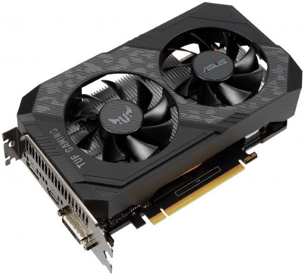 Відеокарта GeForce GTX 1650  4GB GDDR6   Asus TUF Gaming OC Edition (128-bit, Boost-частота 1680 / 1650 МГц)  (TUF-GTX1650-O4GD6-GAMING)