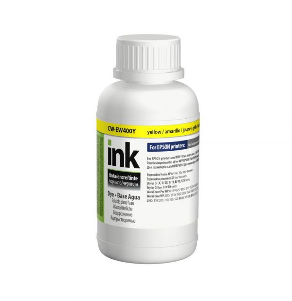 Чорнило Epson T26/C91/SX130/SX125/S22 200мл  Yellow  (CW-EW400Y02)  *ColorWay