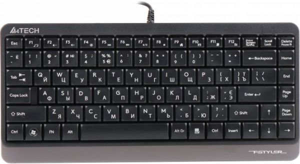 Клавіатура A4Tech FK11 (Grey) Fstyler Compact Size keyboard, USB