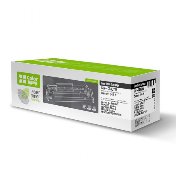 Картридж Canon 046Y (LBP-650, MF-730 Series)  Yellow (CW-C046YM) *ColorWay