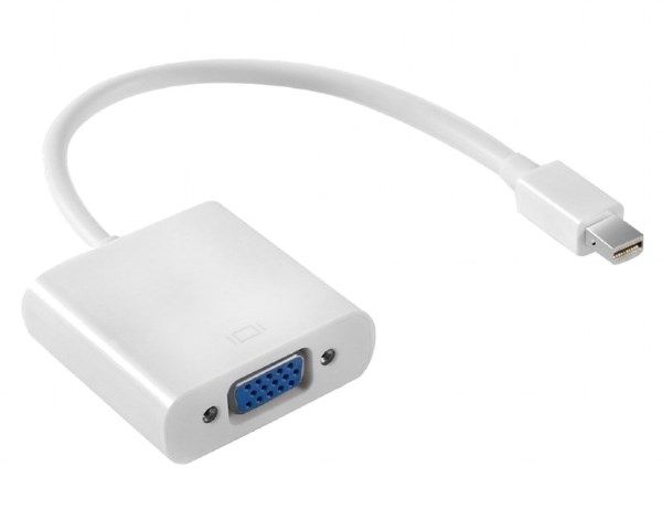 Адаптер Cablexpert AB-mDPM-VGAF-02-W перетворювач Mini DisplayPort на VGA
