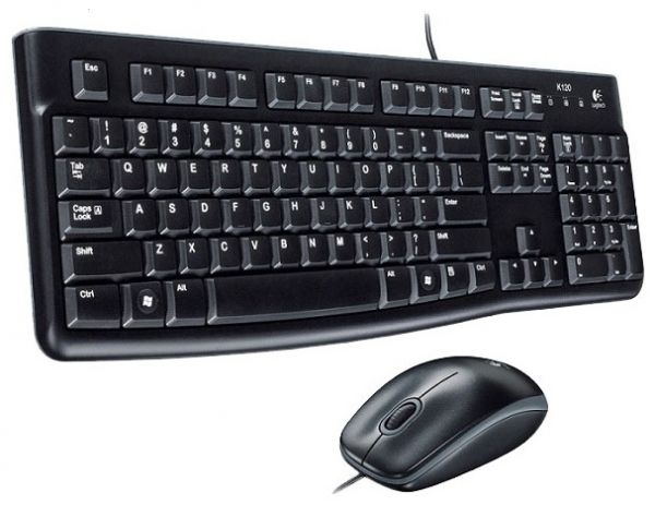 Набір Клавіатура+Миша Logitech MK120 USB Black (920-002561)