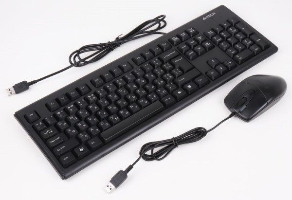 Клавіатура+миша  A4Tech KM-72620D (Black) KM-720+OP-620D, USB (4711421758222)