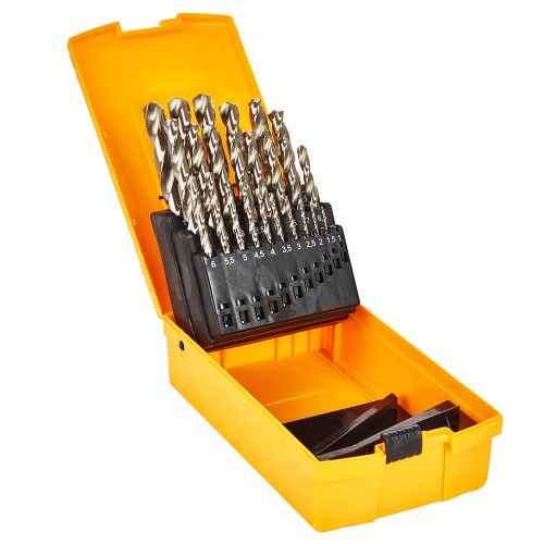 Набір свердел M2 по металу 25 шт. 1–13 мм INGCO