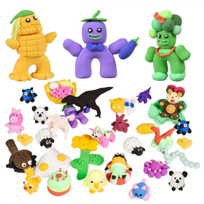 Набір для творчості "U'DO Clay 12 шт." брикет 10 г Strateg (41055)