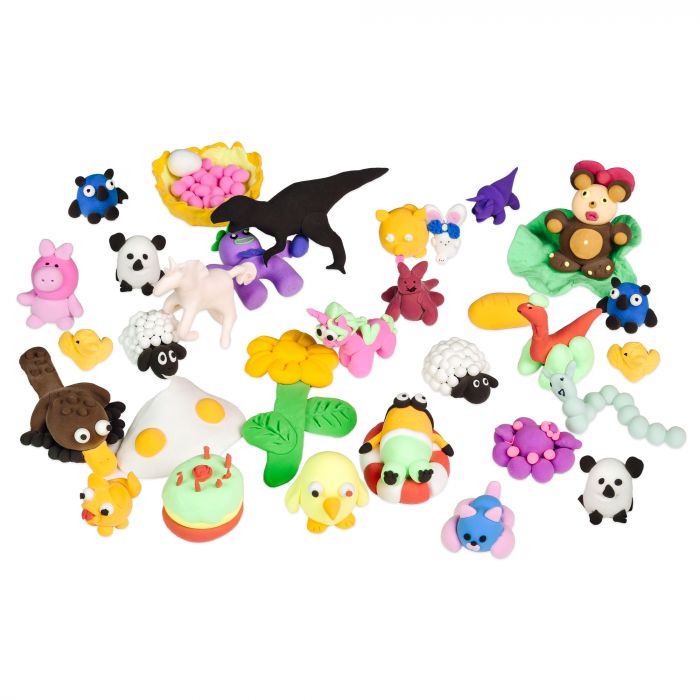 Набір для творчості "U'DO Clay 12 шт." брикет 10 г Strateg (41055)