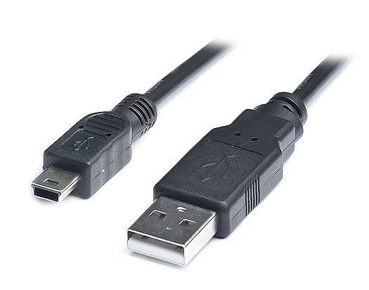 Кабель REAL-EL USB - mini USB V 2.0 (M/M), 1.8 м, чорний (EL123500006)