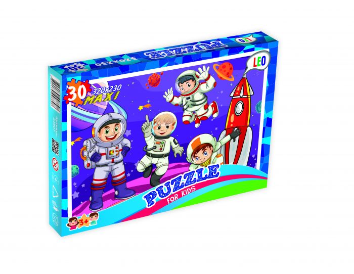 Пазли Strateg LEO LUX Космонавтики 30 елементів (22807)