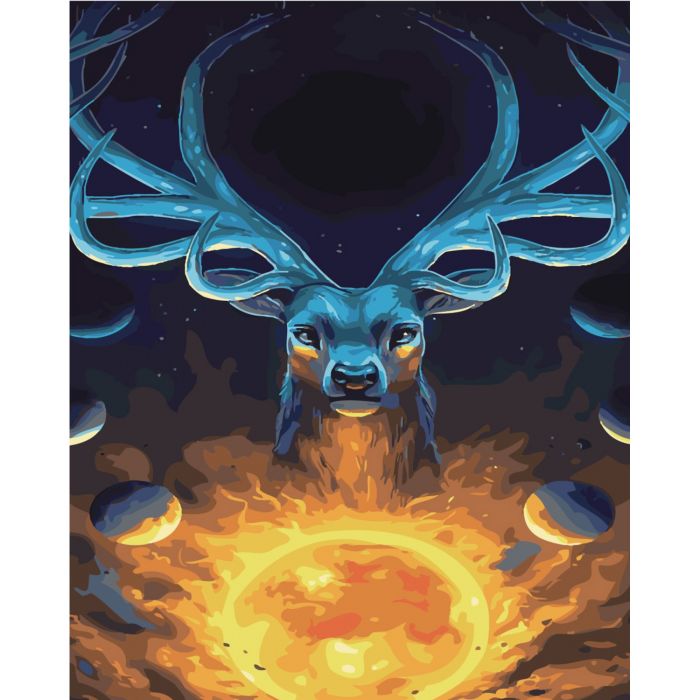 Набір для розпису по номерах SY6442 "Тотем Всесвіту", розміром 40х50 см