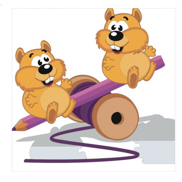 Картина за номерами Strateg ПРЕМІУМ Грайливі бурундучки з лаком розміром 30х30 см ES029