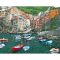 Картина за номерами Strateg ПРЕМІУМ Відпочинок в Італії з лаком розміром 40х50 см VA-2190