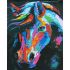 Картина за номерами Strateg ПРЕМІУМ Поп-арт кінь з лаком розміром 40х50 см (SY6836)