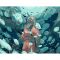 Картина за номерами Strateg ПРЕМІУМ Підводна прогулянка розміром 40х50 см (DY202)