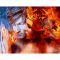 Картина за номерами Strateg ПРЕМІУМ Лід та полум&apos;я розміром 40х50 см (GS189)