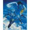 Набір для творчості алмазна картина Янгол-охоронець України Strateg розміром 30х40 см (HX487)