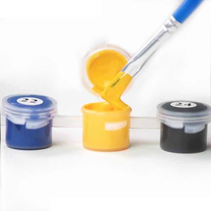 Набір для розпису по номерах Кава з солодощами Strateg розміром 40х50 см (DY281)