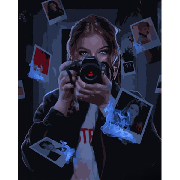 Картина за номерами Strateg ПРЕМІУМ Останнє фото розміром 40х50 см (GS818)