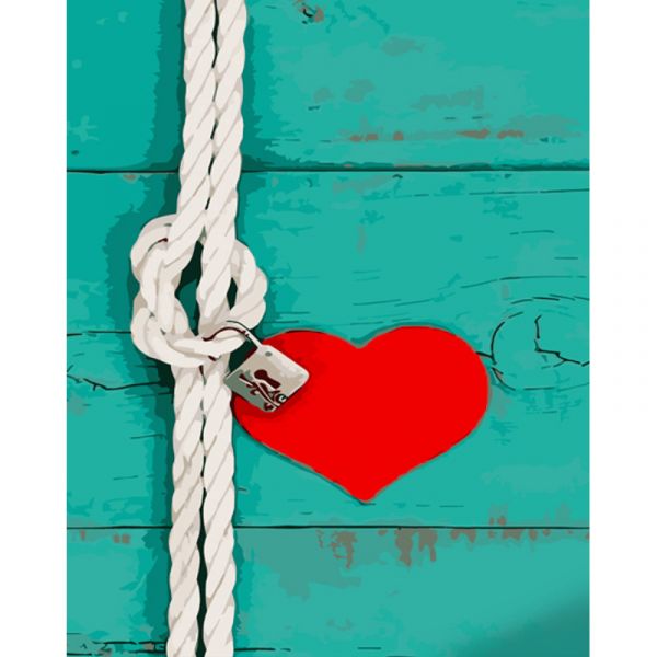 Набір для розпису по номерах Замок кохання Strateg розміром 40х50 см (GS1046)