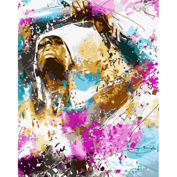 Набір для розпису по номерах Золота акварель Strateg розміром 40х50 см (GS1068)