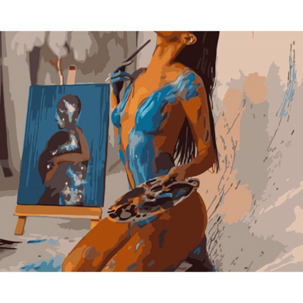 Набір для розпису по номерах Боді-арт Strateg розміром 40х50 см (GS1330)