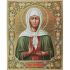 Алмазна картина Strateg ПРЕМІУМ Свята Матрона розміром 40х50 см (L-102)