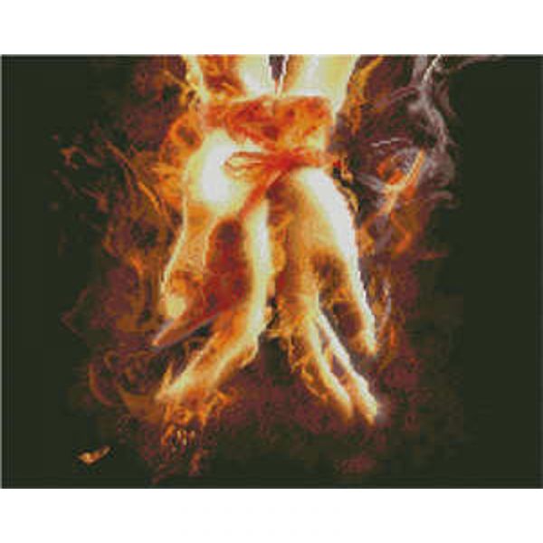 Алмазна картина Strateg ПРЕМІУМ Пов'язані коханням розміром 40х50 см (L-490)