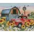 Набір для творчості алмазна картина Сільський пейзаж Strateg розміром 30х40 см кв (KB027)