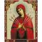 Алмазна мозаїка Strateg ПРЕМІУМ Семістрильна ікона 2 розміром 30х40 см (KB085)