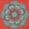 Алмазна мозаїка Strateg ПРЕМІУМ  Індійська мандала розміром 30х30 см  (ME13810)