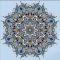 Алмазна мозаїка Strateg ПРЕМІУМ  Ажурна мандала розміром 30х30 см  (ME13820)