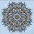 Алмазна мозаїка Strateg ПРЕМІУМ  Ажурна мандала розміром 30х30 см  (ME13820)