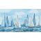 Картина за номерами Strateg Вітрильники у воді розміром 50х25 см (WW204)