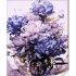 Картина за номерами Strateg ПРЕМІУМ Чарівні квіти з лаком та з рівнем розміром 30х40 см (SS1018)