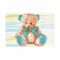 Алмазна мозаїка Strateg ПРЕМІУМ Плюшевий ведмідь без підрамника розміром 10х15 см (YAB21154)
