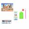 Алмазна мозаїка Strateg ПРЕМІУМ Три граціозні коні без підрамника розміром 10х15 см (YAB24667)