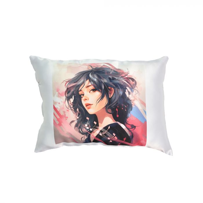 Подушка   "Ритм душі" розмір 26*35 см (рожева) з нанесенням сублімації  (60676)