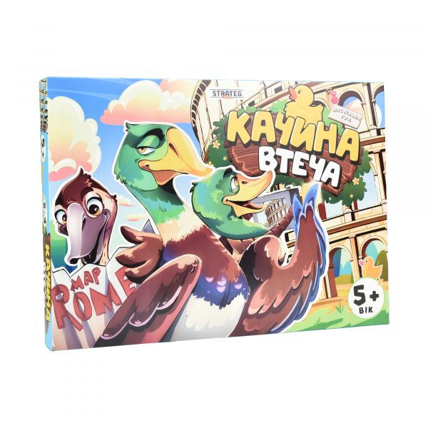 Настільна гра Strateg  Качина втеча українською мовою (30608)