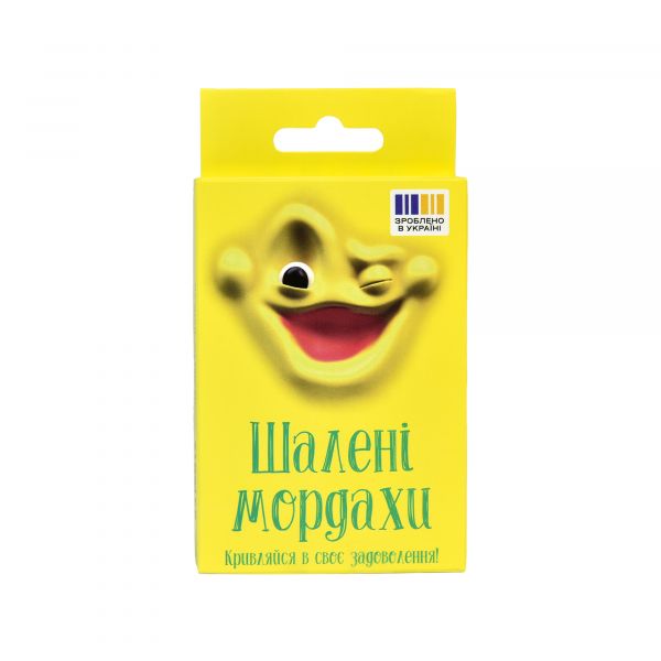 Настільна гра Strateg Шалені мордахи українською мовою (30664)