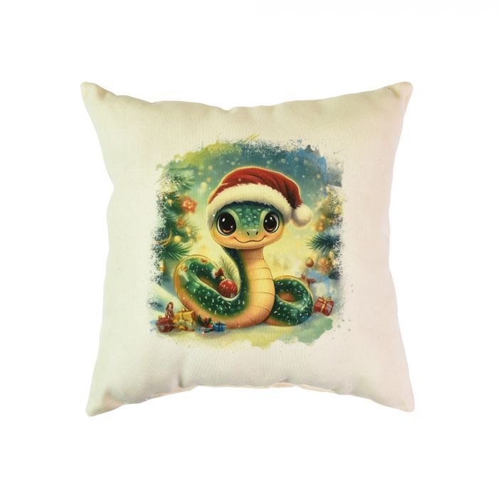 Подушка мікровелюр "Новорічна чарівність" розмір 35*35 см  Strateg (60743)