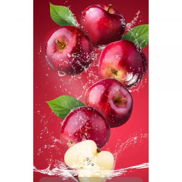 Алмазна мозаїка Strateg ПРЕМІУМ Яблучна гармонія розміром 30х40 см (HEG87040)