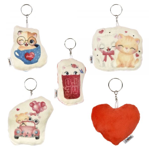 Мікс брелоків "Почуття" 5 шт. (60769)