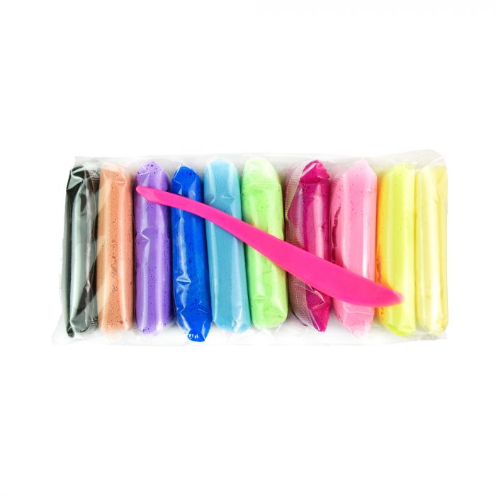 Набір для творчості "U'DO Clay 10 шт." брикет 6 г Strateg (30840)