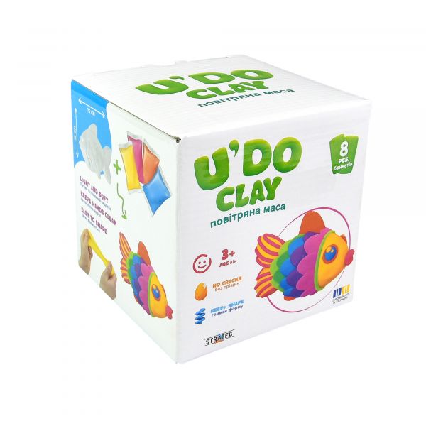Набір для творчості Strateg "Рибка U'DO Clay" (30748)