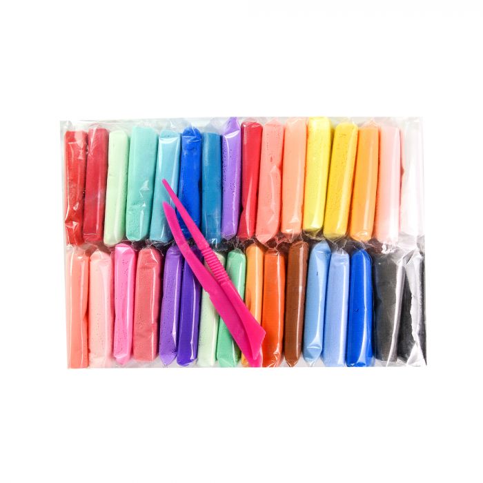 Набір для творчості "U'DO Clay 32 шт." брикет 6 г Strateg (30898)