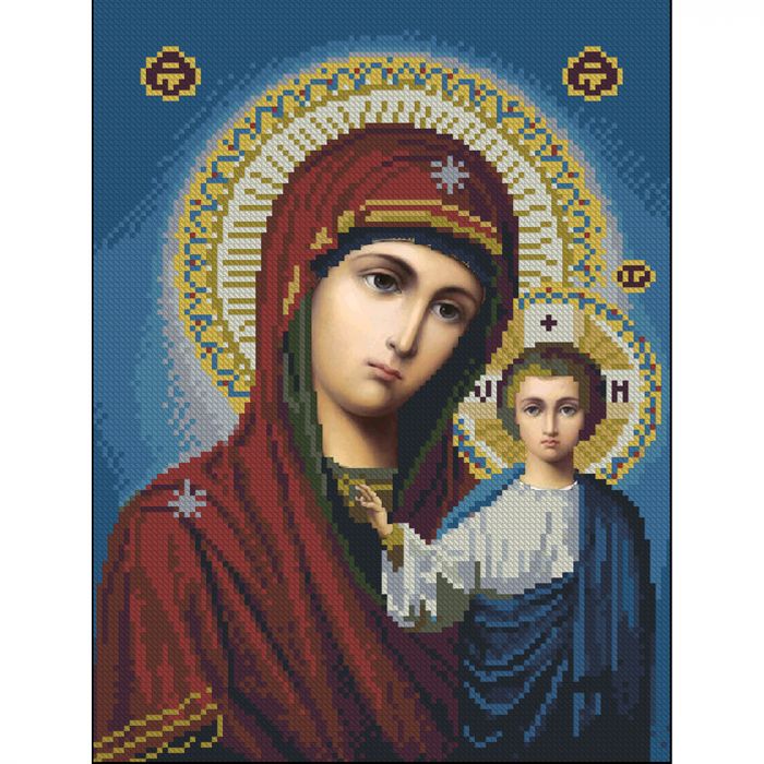 Алмазна мозаїка Strateg ПРЕМІУМ Святість без підрамника розміром 30х40 см (ZAV3040-6)